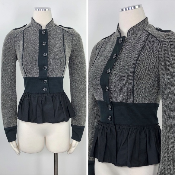 Anthropolgie Jackets & Blazers - Daughters of Liberation Military Tweed Blazer Sz 2